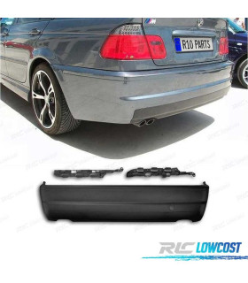 PARAURTI POSTERIORE PER BMW E46 BERLINA 98-05 DOPPIA USCITA