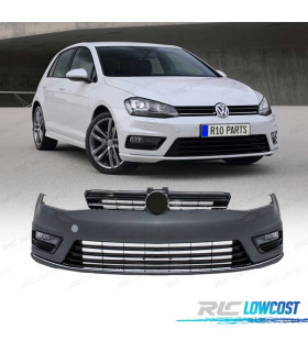 PARAURTI ANTERIORE VOLKSWAGEN VW GOLF 7 12-17 LOOK R LINE PDC SRA