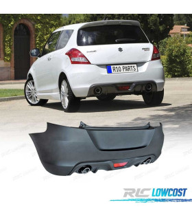 PARAURTI POSTERIORE SUZUKI SWIFT 10-17 LOOK SPORT TERMINALI