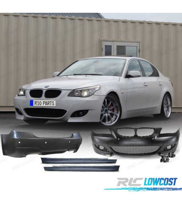 KIT CARROZZERIA BMW E60 03-07 LOOK M5 PDC SRA + FENDINEBBIA