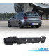 DIFFUSORE BMW F20 F21 11-15 LOOK M PERFORMANCE DOPPIA USCITA