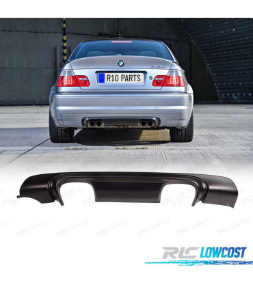 DIFFUSORE BMW E46 COUPE CABRIO SEDAN TOURING 98-05 LOOK M3 CSL