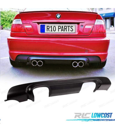 DIFFUSORE BMW E46 COUPE CABRIO SEDAN TOURING 98-05 LOOK M3 CSL