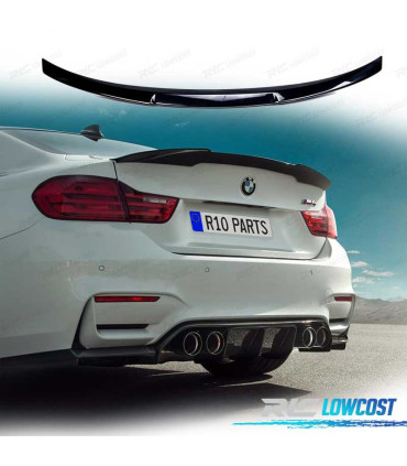 SPOILER BMW F82 M4 14-20 M PERFORMANCE NERO LUCIDO IN ABS