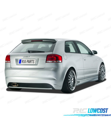 SPOILER TETTO AUDI A3 8P 3P 03-08