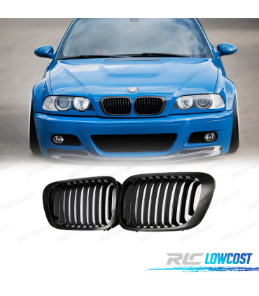 GRIGLIE PER BMW SERIE 3 E46 COUPE CABRIO 99-03 NERO LUCIDO