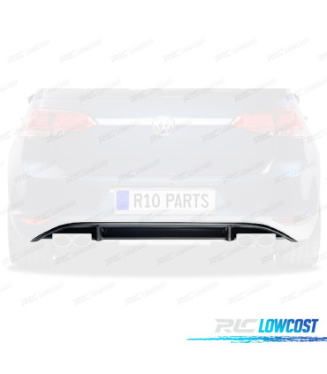 DIFFUSORE VOLKSWAGEN VW GOLF 7 VII 12-17 LOOK R132 DOPPIA USCITA