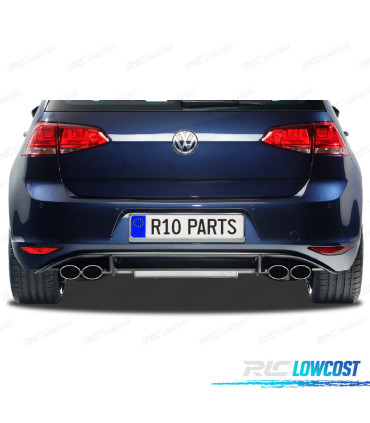 DIFFUSORE VOLKSWAGEN VW GOLF 7 VII 12-17 LOOK R132 DOPPIA USCITA