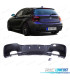DIFFUSORE BMW F20 F21 11-15 LOOK M PERFORMANCE DOPPIE USCITE