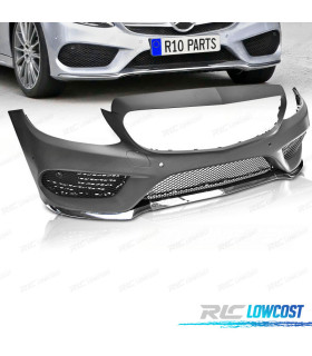 PARAURTI ANTERIORE PER MERCEDES CLASSE C W205 14-18 LOOK AMG PDC