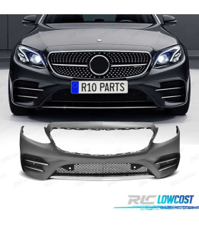 PARAURTI ANTERIORE PER MERCEDES W213 16-18 LOOK E43 AMG PDC
