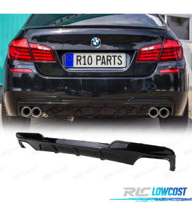 DIFFUSORE BMW F10 F11 10- LOOK M PERFORMANCE NERO LUCIDO