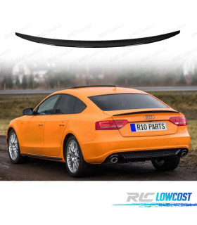SPOILER ALARE AUDI A5 SPORTBACK 08-16 LOOK SLINE RS5 NERO LUCIDO