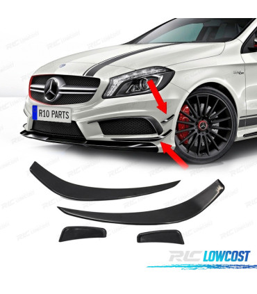 LINGUETTE LATERALI PARAURTI MERCEDES CLASSE A W176 KIT AERO LOOK A45