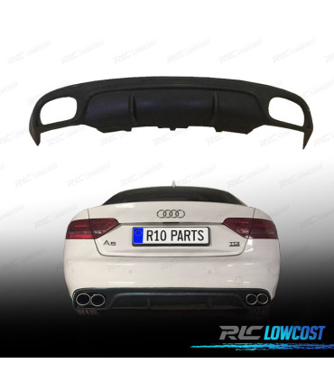 DIFFUSORE AUDI A5 COUPE CABRIO 07-11 LOOK DTM RS