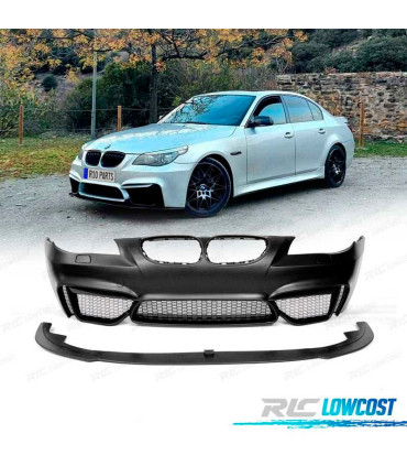PARAURTI ANTERIORE PER BMW E60 E61 03-10 LOOK M4 LIP ANTERIORE