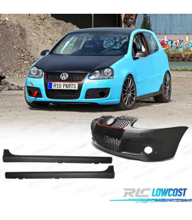 KIT CARROZZERIA VOLKSWAGEN VW GOLF 5 LOOK GTI PARAURTI + PEDANE