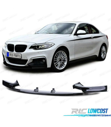 SPOILER ANTERIORE LIP BMW F22 F23 LOOK M PERFORMANCE M235 NERO LUCIDO