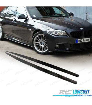 AGGIUNTE PEDANE PER BMW SERIE 5 F10 F11 M PERFORMANCE 10-17 NERO LUCIDO