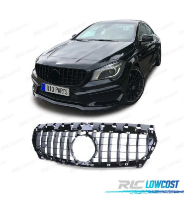 GRIGLIA PER MERCEDES CLA W117 13-16 LOOK AMG GTR NERO LUCIDO