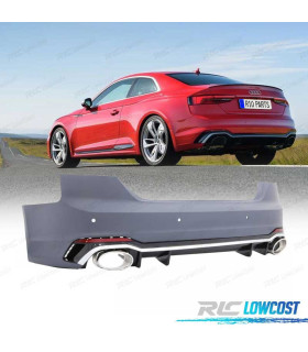 PARAURTI POSTERIORE PER AUDI A5 16- LOOK RS5