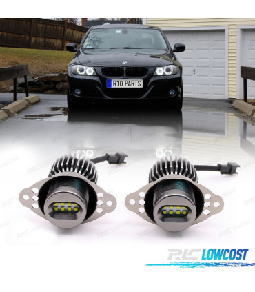 KIT LAMPADE OCCHI ANGEL IN LED 80W CANBUS PER BMW E90 E91 LCI SENZA XENON