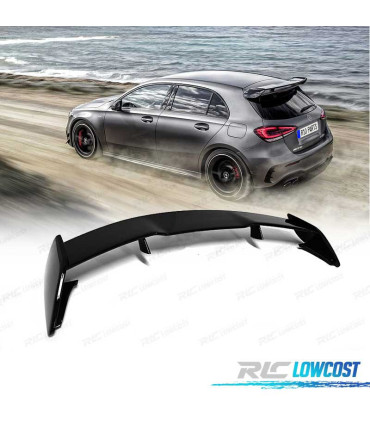 SPOILER ALERON MERCEDES CLASSE A W177 18- LOOK AMG A45 NERO LUCIDO