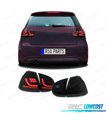FANALI A LED VOLKSWAGEN VW GOLF 5 03-08 DINAMICI FUMÉ