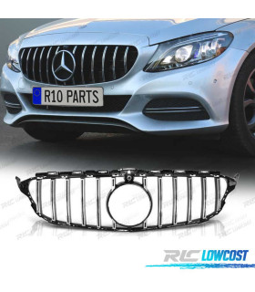 GRIGLIA PER MERCEDES W205 18-21 LOOK GTR NERO CROMATO