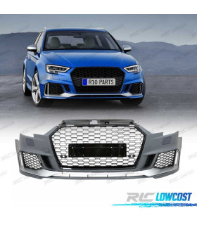 PARAURTI ANTERIORE AUDI A3 SPORTBACK 16-20 LOOK RS3 PDC