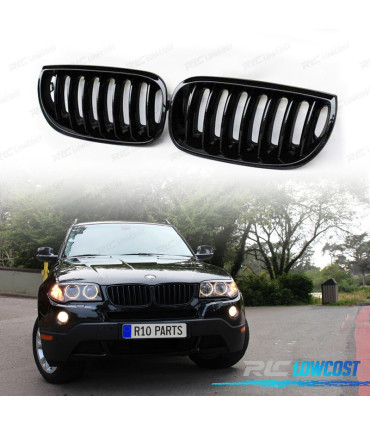 GRIGLIE PER BMW X3 E83 03-06 NERO LUCIDO