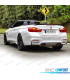 SPOILER ALARE BMW F33 F83 CABRIO 13-18 LOOK M4 NEGRO BRILLANTE