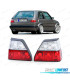 FANALI PER VOLKSWAGEN VW GOLF 2 83-91- ROSSO BIANCO