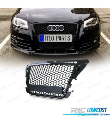 GRIGLIA AUDI A3 8P 08-12 ASPECTO RS3 NERO LUCIDO