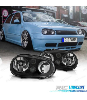 FARI VOLKSWAGEN VW GOLF 4 IV 97-03 FONDO NERO BLACK EDITION