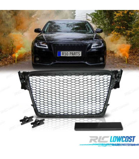 GRIGLIA PER AUDI A4 B8 08-11 COLORE NERO LOOK RS