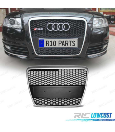 GRIGLIA PER AUDI A6 C6 04-08 ASPECTO RS6 COLORE GRIGIO CHIARO