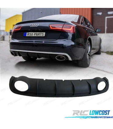 DIFFUSORE PER AUDI A6 C7 4G 11-14 LOOK RS6
