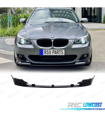 SPOILER LIP BMW E60 E61 03-10 LOOK M PERFORMANCE NERO LUCIDO