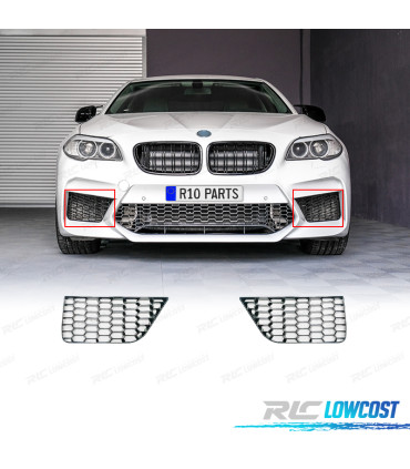 GRIGLIE INFERIORI LATERALI BMW F10 10-17 PARAURTI LOOK M5