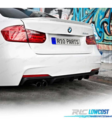 DIFFUSORE BMW F30 F31 LOOK M PERFORMANCE NERO LUCIDO OO------