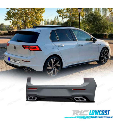 KIT CARROZZERIA VOLKSWAGEN VW GOLF VIII 20- LOOK R LINE PARAURTI + PEDANE
