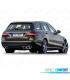 DIFFUSORE MERCEDES CLASSE C S205 14-18 AMG NERO OPACO + TERMINALI DI SCARICO