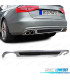 DIFFUSORE PER AUDI A4 B8 SEDAN AVANT 07-11 LOOK RS DOPPIA USCITA