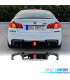 DIFFUSORE BMW F10 11-17 LOOK M5 NERO LUCIDO CON LUCE DI STOP