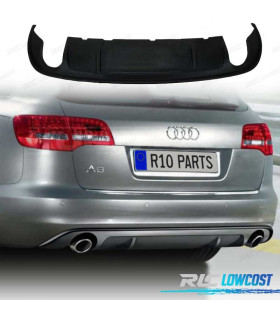 DIFFUSORE PER AUDI A6 C6 4F SEDAN AVANT 09-11 LOOK RS6