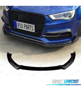 SPOILER LIP ANTERIORE PER AUDI A3 8V LOOK SLINE IN ABS 12-20