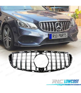 GRIGLIA MERCEDES CLASSE E W212 13-16 LOOK PANAMERICANA GT NERO LUCIDO CROMATO