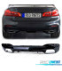 DIFFUSORE BMW G30 G31 16- LOOK M-PERFORMANCE NERO LUCIDO