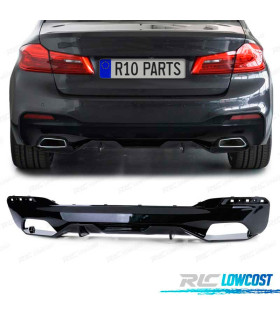 DIFFUSORE BMW G30 G31 16- LOOK M-PERFORMANCE NERO LUCIDO